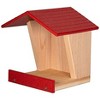 JCS Wildlife Modern Style Cedar Robin Roost with Poly Lumber Roof - 2 of 4