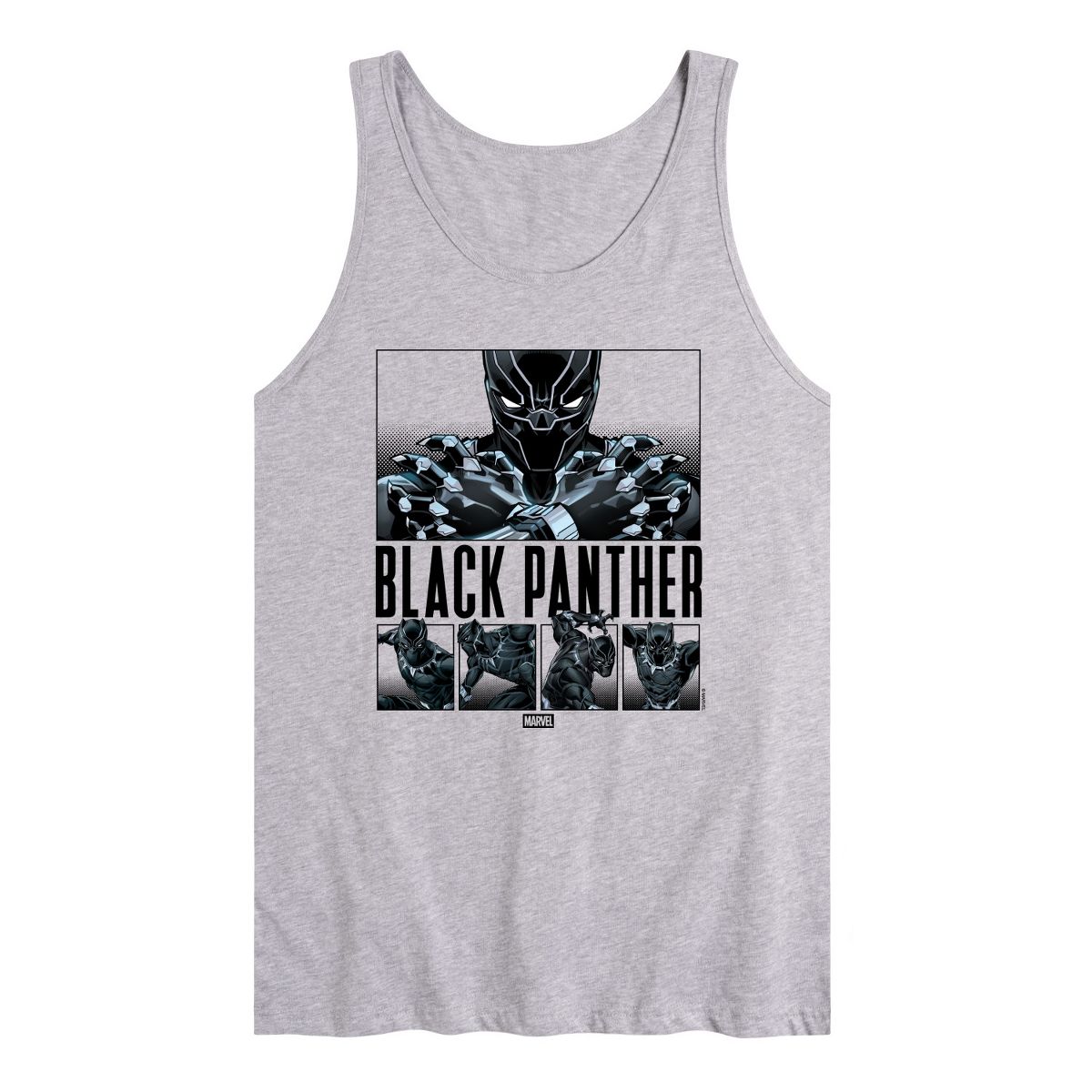 Men's - Marvel - Black Panther Grid Graphic Tank Top