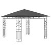 vidaXL Gazebo with Mosquito Net 9.8'x9.8'x9' Anthracite 0.6 oz/ftÂ² - 2 of 4