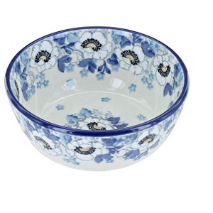 Blue Rose Polish Pottery 17 Ceramika Dessert Bowl - 1 of 1
