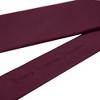 Jacob Alexander Men's Solid Color Pre-Tied Clip-On Uniform Neck Tie with Buttonholes - 3 of 4