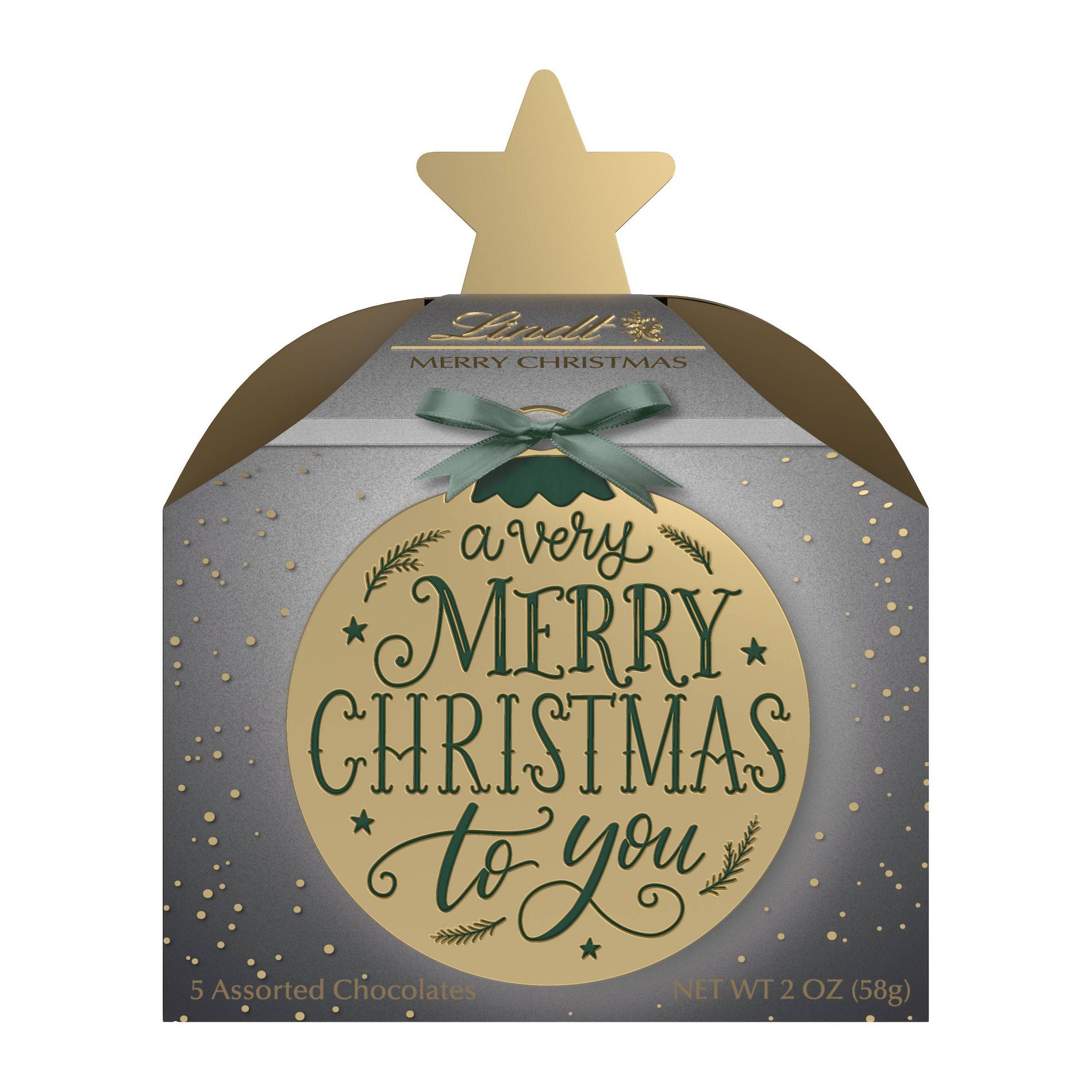 Lindt Calligraphy Holiday Cube - 2oz