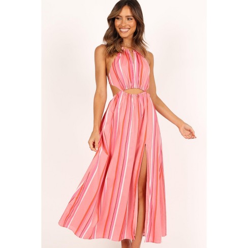 Madam Midi Dress - Pink Stripe L : Target