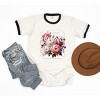 Simply Sage Market Women's All's Fair Love and Poetry Short Sleeve Ringer Tee - 3 of 3