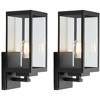 Rinnah 6.2" Outdoor Sconce (Set of 2) - PLT7035 - Bronze - Safavieh - 2 of 4