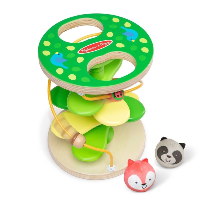 Melissa &#38; Doug Rollables Treehouse Twirl Infant and Toddler Toy (3pc), 1 of 11