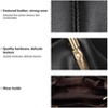 Women's Tote Bag Bags, Large Leather Shoulder Bag Purse Top Handle Hobo Handbag - 3 of 4