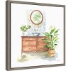 Amanti Art Greenery Bath I by Sue Schlabach Canvas Wall Art Print Framed 16 x 16-in. - 3 of 4