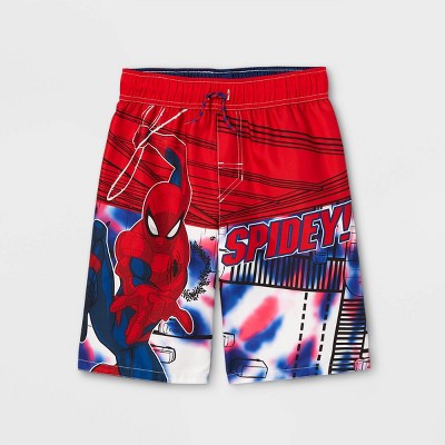 Spiderman Boys Swim Trunks Shorts Official 1-10 Years Old 