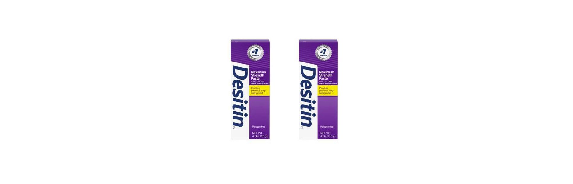 Desitin Maximum Strength Baby Diaper Rash Cream with Zinc Oxide - 4oz