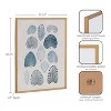 Kate & Laurel All Things Decor 16"x20" Gallery Abstract Coastal Blue Coral Print by The Creative Bunch Studio Gold - 3 of 4