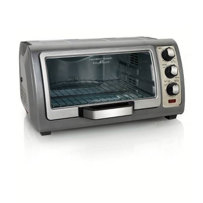Proctor Silex Simply-Crisp 6 Slice Air Fryer Toaster Oven - Silver