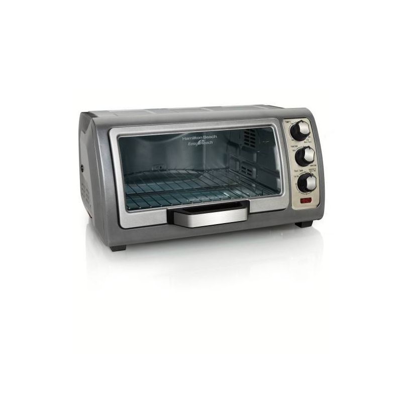 Hamilton Beach Roll-Top Door Easy Reach Toaster Oven - 31126D, 1 of 7