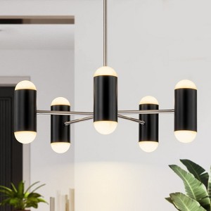 Rennnsan Tavari 26"W Capsule Modern LED Dimmable Chandelier - 1 of 4