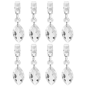 Unique Bargains Metal Outdoor Garden Decorative Tablecloth Weight Clips 8 Pcs - 1 of 4