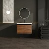 Floating Bathroom Vanity With Ceramics Countertop Sink, Wall Mounted 2 Doors Bathroom Storage Cabinet Set - 2 of 4