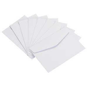 Unique Bargains Greeting Notes Party Paper Blank Business Card Holder Mini Envelopes - 1 of 4