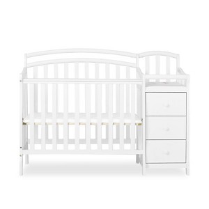 Dream On Me Casco 3-in-1 Mini Crib & Changer with Storage, White ...