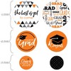 Big Dot of Happiness 2026 Orange Graduation Party Giant Circle Confetti - Party Decorations - Large Confetti 27 Count - 2 of 4