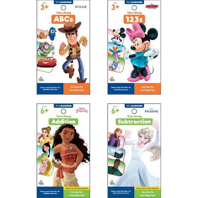 Disney Early Learning My Take-Along Tablet Set - 4 Tablets - (Paperback)