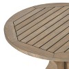 Bryant 3pc Acacia Wood & Wicker Bistro Set - Gray/Gray - Christopher Knight Home - 3 of 4