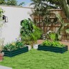 Outsunny Galvanized Raised Garden Bed Planter Raised Bed with Steel Frame for Vegetables, Flowers, Plants and Herbs - 2 of 4