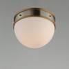 Maxim Lighting Duke 1 - Light Flush Mount in  Satin Nickel/Satin Brass - image 2 of 3