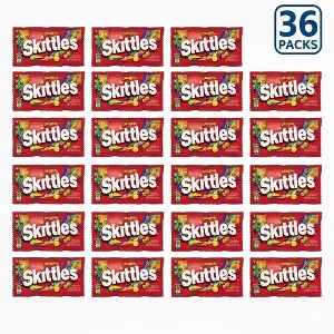 Skittles Original Flavors Fruit Chew Full Size 2.17oz Bag 12/16/24/36 Pack Great Office, Home, Snack, Parties & More - 1 of 4