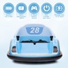 12V Kids Ride On Bumper Car Electric Bumping Car Battery Powered Ride On Toy with Remote Control, Battery Display, 360°Spin, LED Lights, Music - 3 of 4