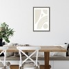 Amanti Art Reflecting Shapes Neutral by Statement Goods Canvas Wall Art Print Framed 16 x 23-in. - 4 of 4