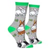 Crazy Socks, Cute Women's Animal Crew Socks, Fun Colorful Prints, Assorted - 3 of 4