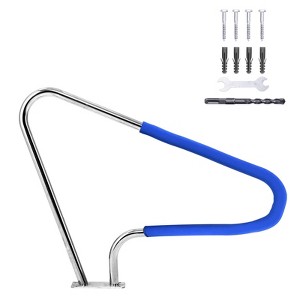 Pool Rail, 304 Stainless Steel 370LBS Load Capacity Silver Rustproof Pool Handrail - 1 of 4