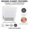 Big Dot of Happiness Batter Up - Baseball - Baby Shower or Birthday Party Small Round Candy Stickers - Party Favor Labels - 324 Count - 3 of 4