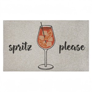 Stupell Industries Spritz Please Kitchen Printed Outdoor Imitation Sisal Door Mat, design by Lil' Rue - 1 of 4