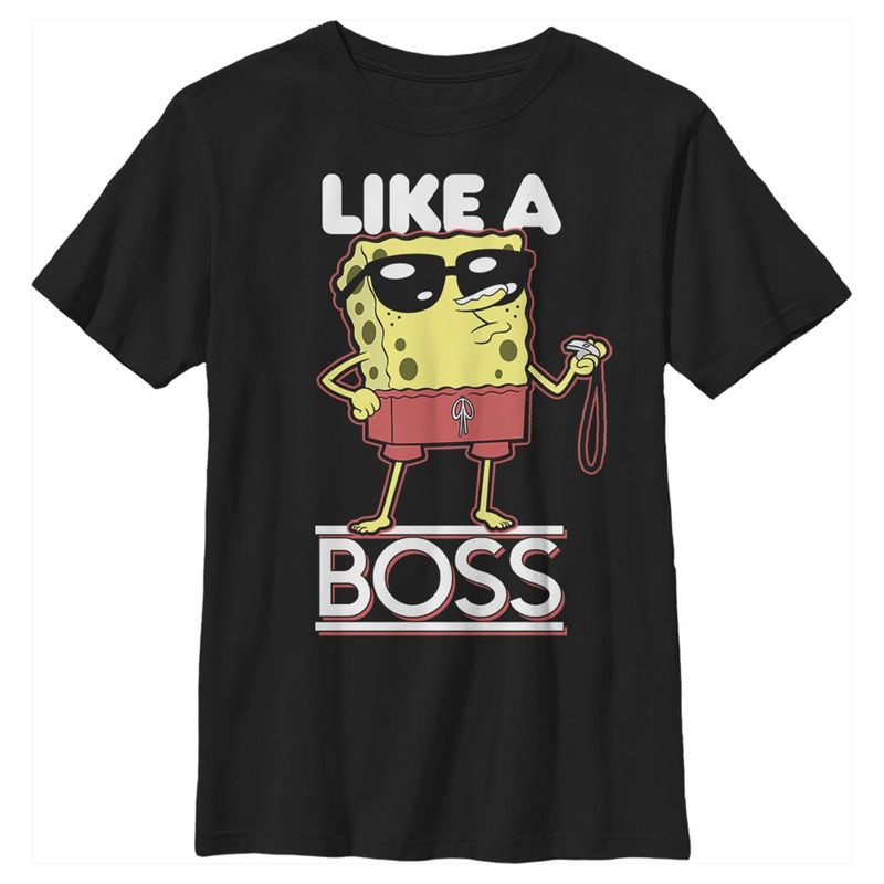 Boy's SpongeBob SquarePants Like A Boss T-Shirt, 1 of 6