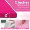 Costway 10' x 4' x 2" 4-Panel Folding Exercise Mat with Carrying Handles for Gym Yoga Black/Blue/Navy/Colorful/Pink&Blue/Pink/Light Pink/Navy - 4 of 4
