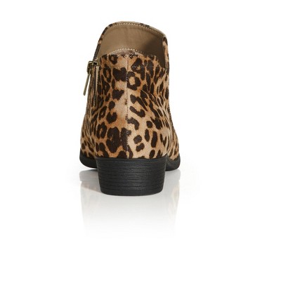 target cheetah print booties