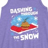 Girls' - SpongeBob SquarePants - Dashing Through The Snow Graphic Sleeveless Aline Dress - 2 of 4