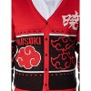 Seven Times Six Naruto Shippuden Men's Akatsuki Red Cloud Ugly Christmas Sweater Cardigan Red - 4 of 4