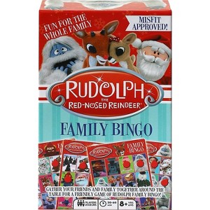 Aquarius Puzzles Rudolph The Red Nosed Reindeer Family Bingo Game - 1 of 3