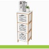 Prosumers Choice Wooden Bathroom Cabinet Storage 3 drawers for Toiletries & Accessories, White - image 4 of 4