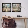 Stupell Industries Quaint French Country Garden Black Framed Floater Canvas Wall Art (Set of 2) - 2 of 4