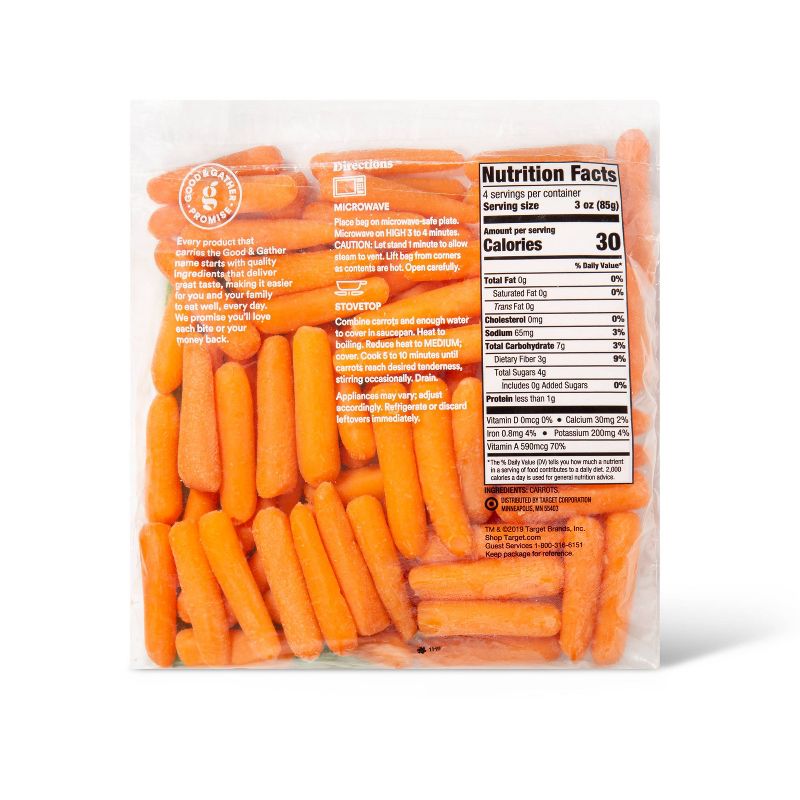 Petite Baby-Cut Carrots - 12oz - Good &#38; Gather&#8482;, 4 of 5