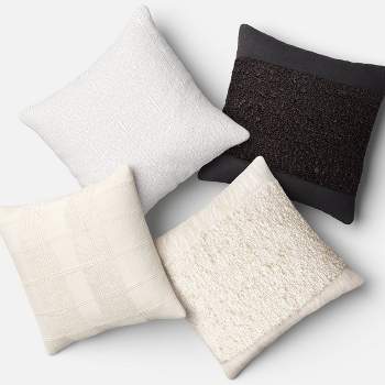 Textural Solid Square Throw Pillow - Threshold™