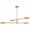 Crystorama Lighting Orson 4 - Light Chandelier in  Modern Gold - 2 of 3