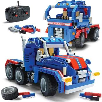 Top Race Stem Building Toys - Remote Control Truck with 455 pieces