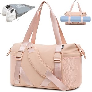 Generic Women's Gym Yoga Duffle Bag with Shoe Pouch,Multi-Purpose Over - 1 of 4