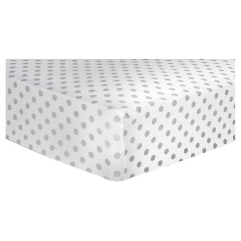 Trend Lab Dot Flannel Crib Fitted Sheet Target