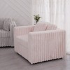 44'' Modular Accent Chair in Plush Faux Fur,Oversized Comfy Living Room or Bedroom Chair with Wide Seat and Flexible Layout–Maison Boucle - 2 of 4