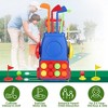 iMountek"Toddler Golf Clubs Set for Kids, 4 Sticks, 8 Balls, 2 Holes, Golf Mat - Fun Playset for Ages 3-6"blue - 2 of 4